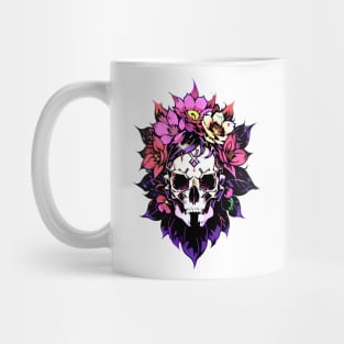 Cyberpunk Flowers Mug